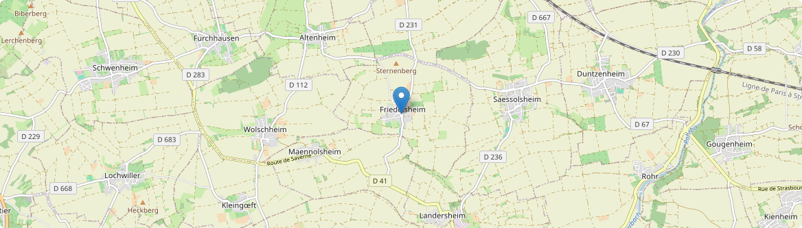 Friedolsheim - Carte