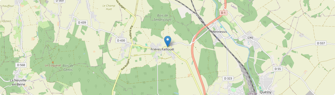 Frières-Faillouël - Carte