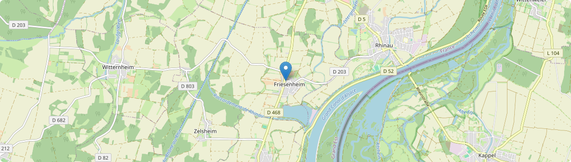 Friesenheim - Carte