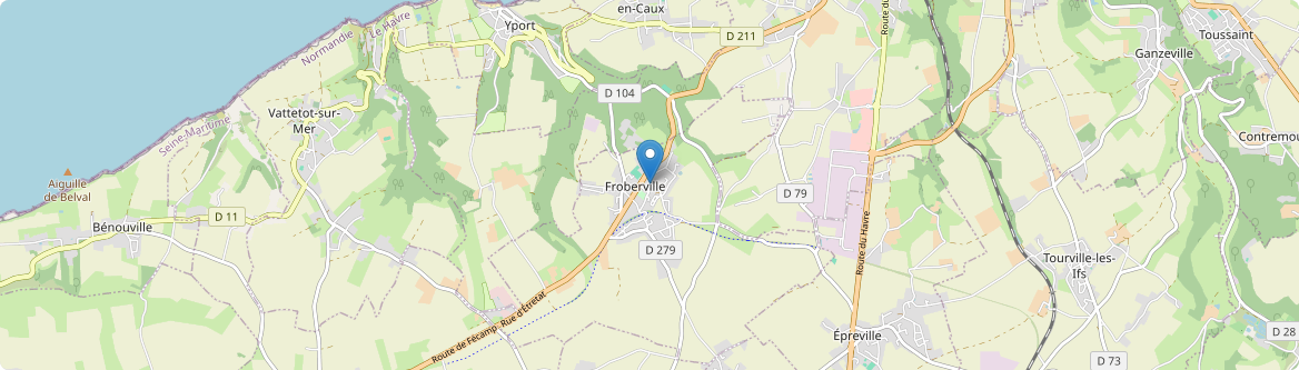 Froberville - Carte