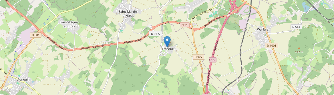 Frocourt - Carte
