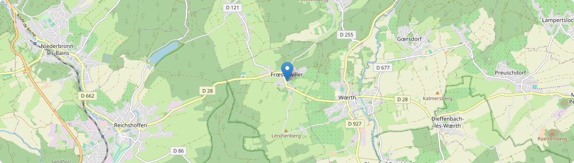 Frœschwiller - Carte