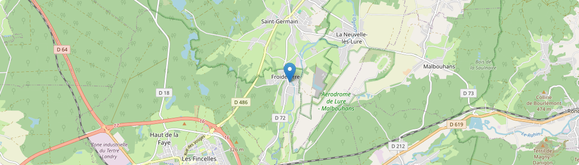 Froideterre - Carte