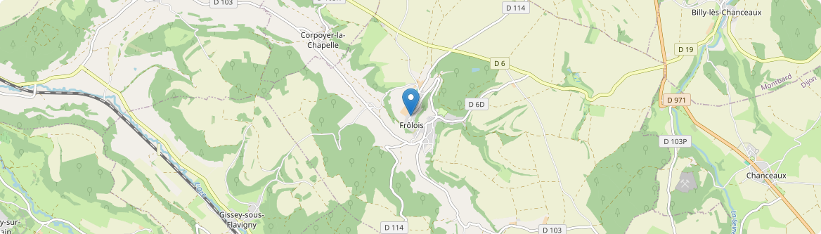 Frôlois - Carte