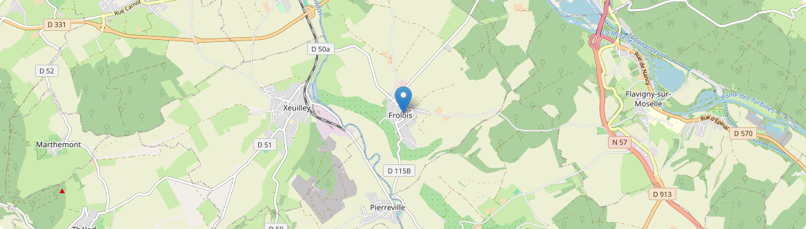 Frolois - Carte