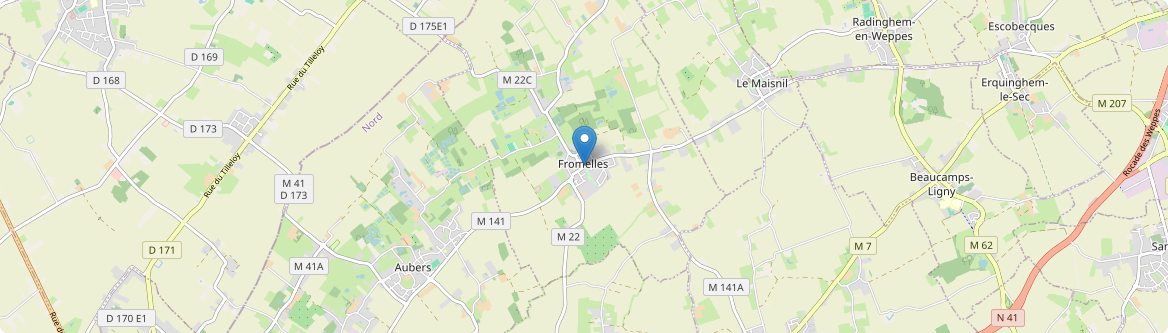 Fromelles - Carte