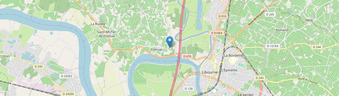 Fronsac - Carte