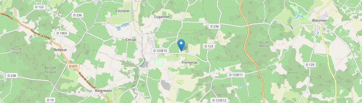 Frontenac - Carte