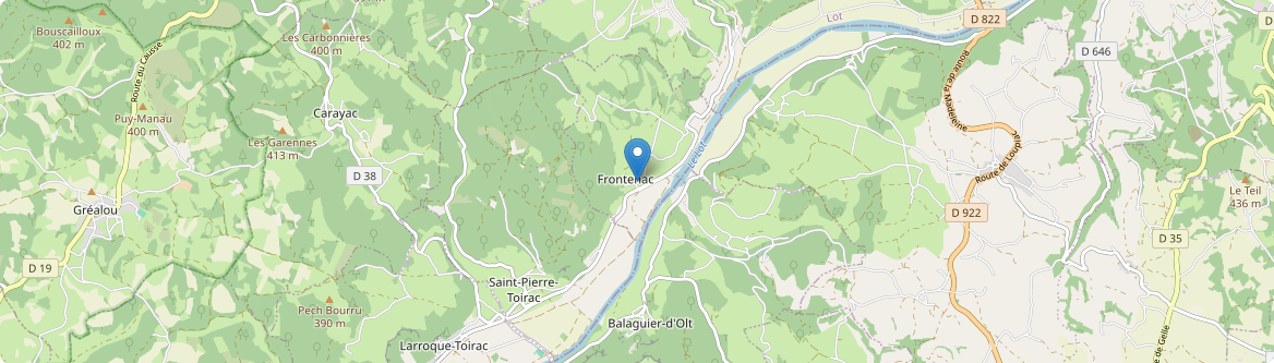 Frontenac - Carte