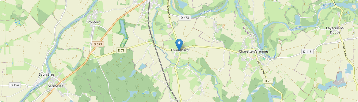 Frontenard - Carte
