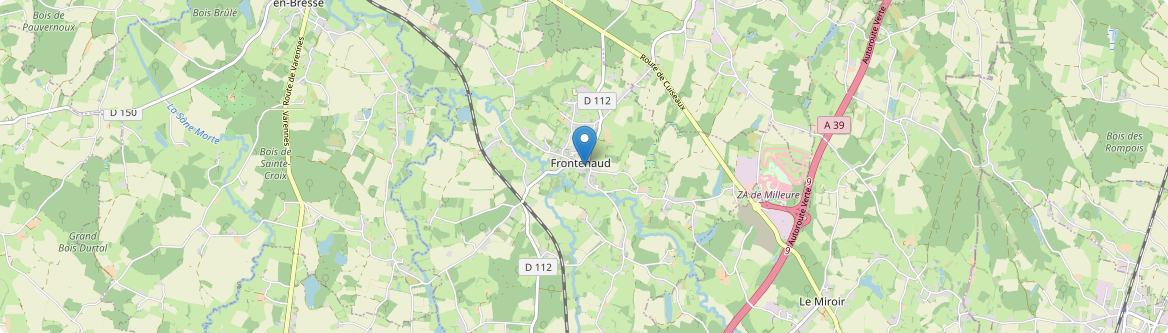Frontenaud - Carte