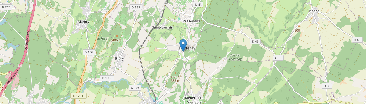 Frontenay - Carte