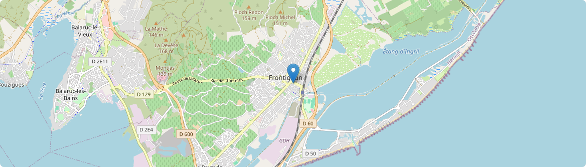 Frontignan - Carte