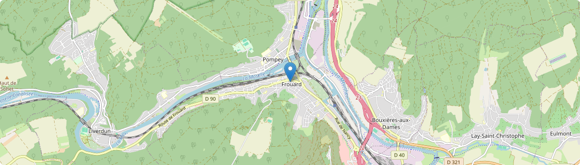 Frouard - Carte