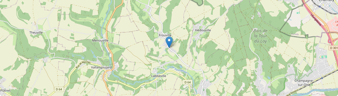Frouville - Carte