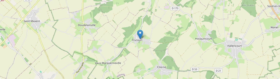 Frucourt - Carte