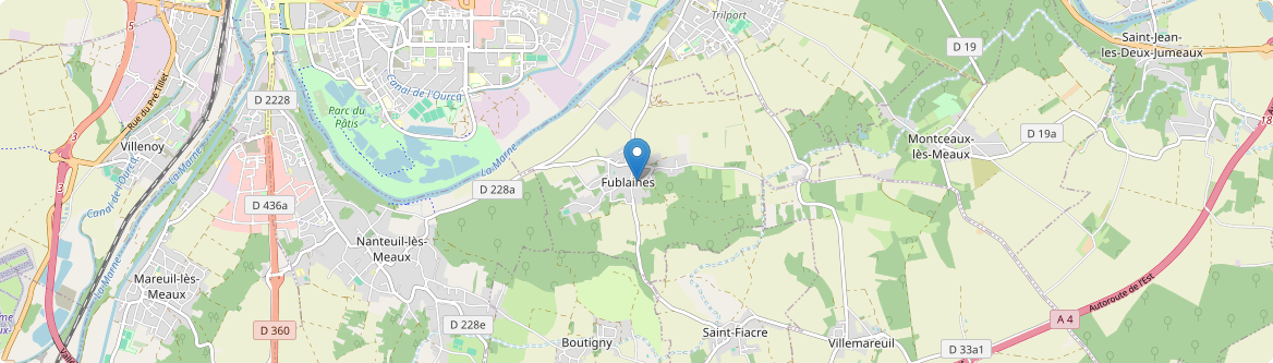 Fublaines - Carte