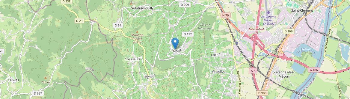 Fuissé - Carte