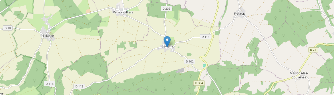 Fuligny - Carte