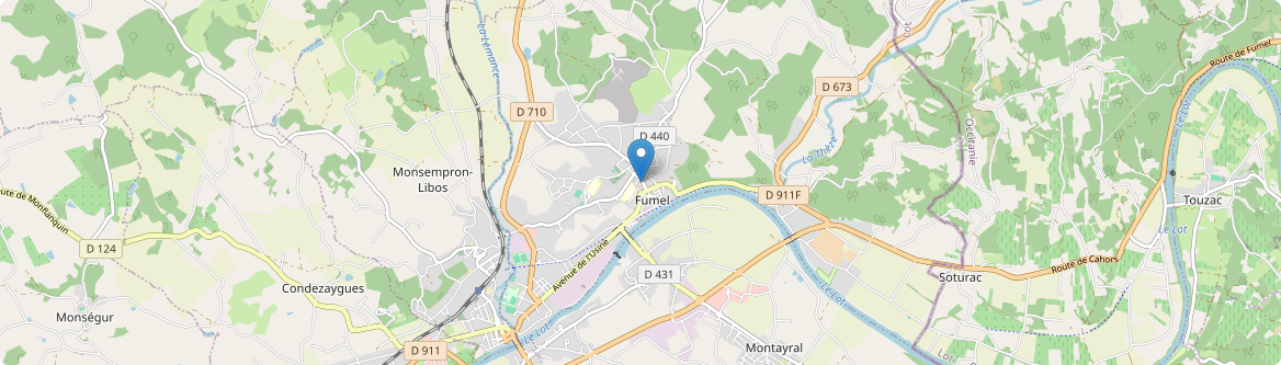 Fumel - Carte