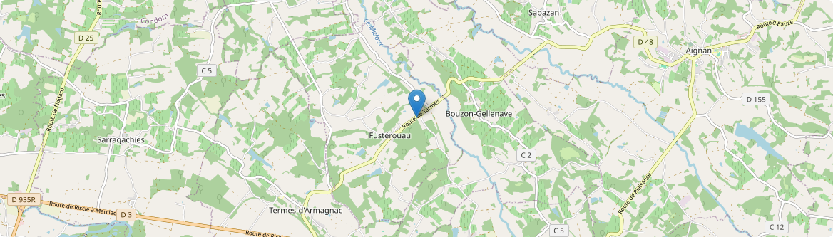 Fustérouau - Carte