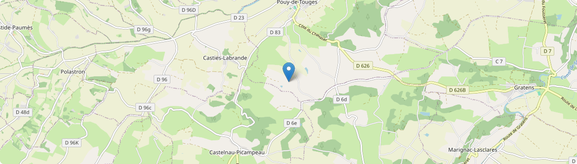 Fustignac - Carte