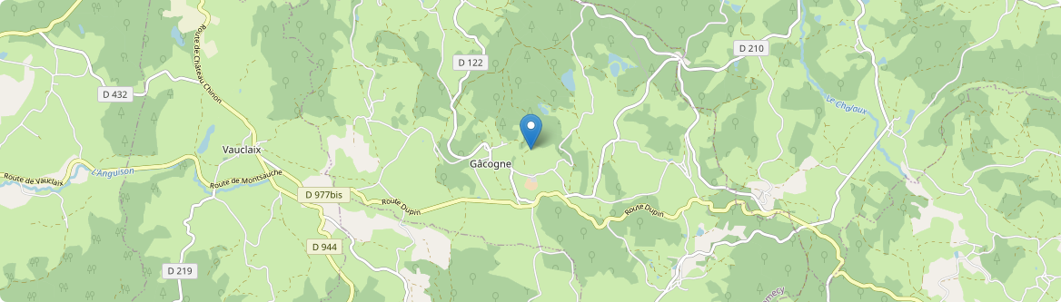 Gâcogne - Carte