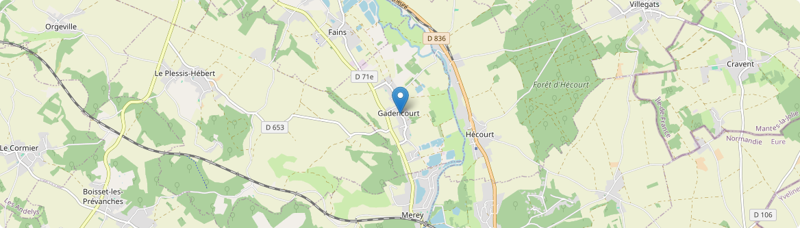 Gadencourt - Carte