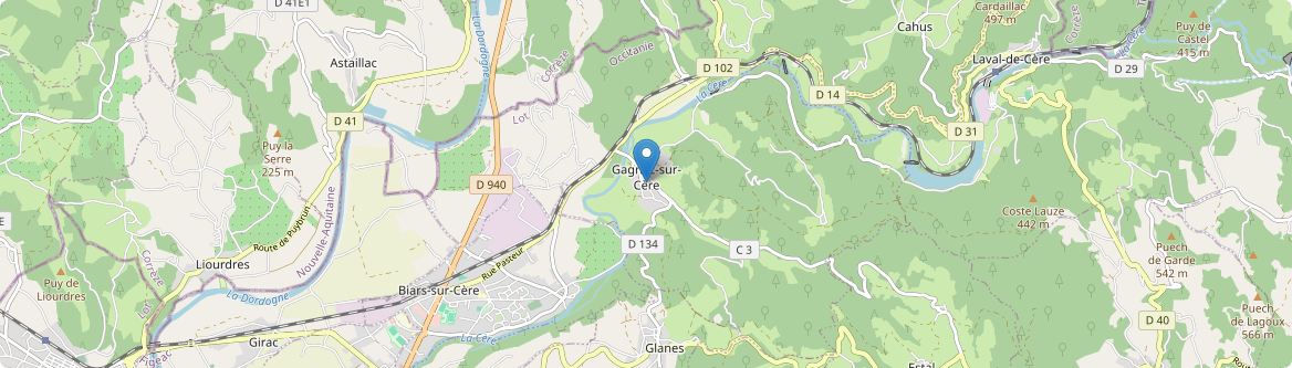 Gagnac-sur-Cère - Carte
