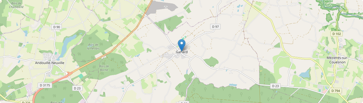 Gahard - Carte