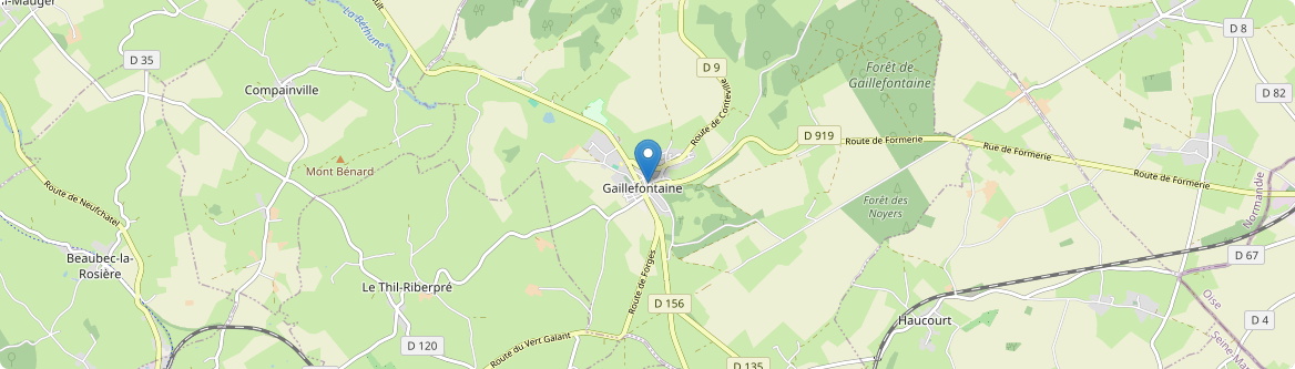 Gaillefontaine - Carte