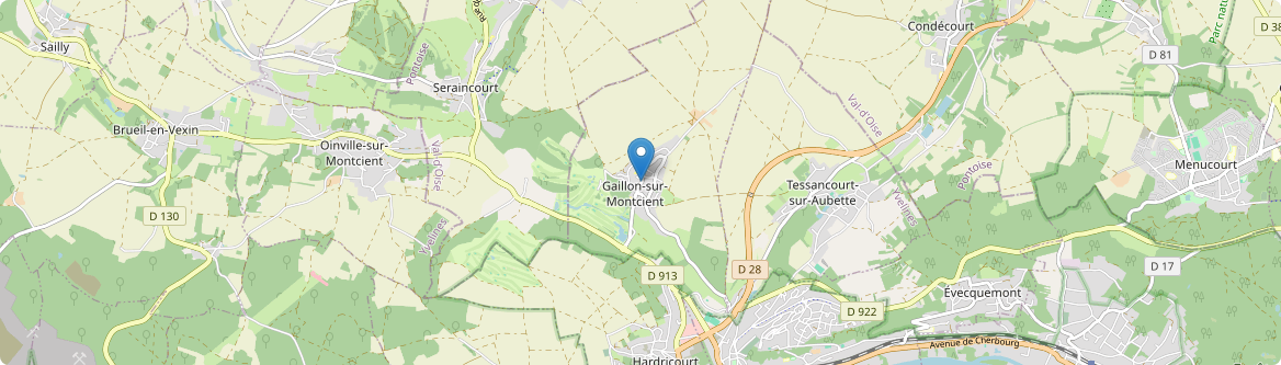 Gaillon-sur-Montcient - Carte