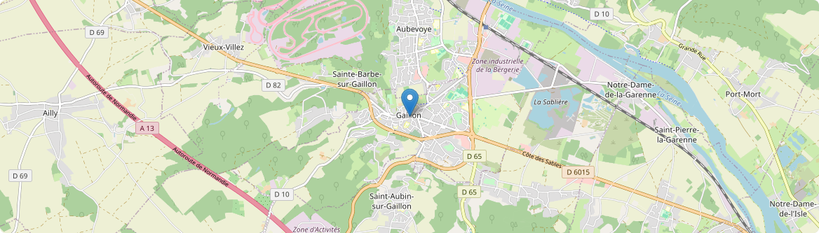 Gaillon - Carte