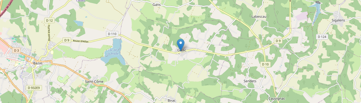 Gajac - Carte