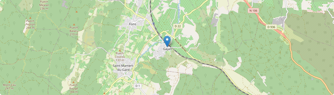 Gajan - Carte