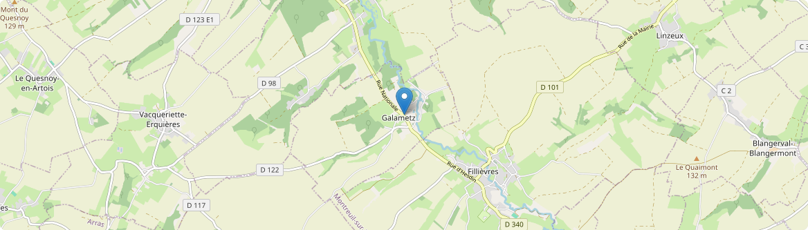 Galametz - Carte