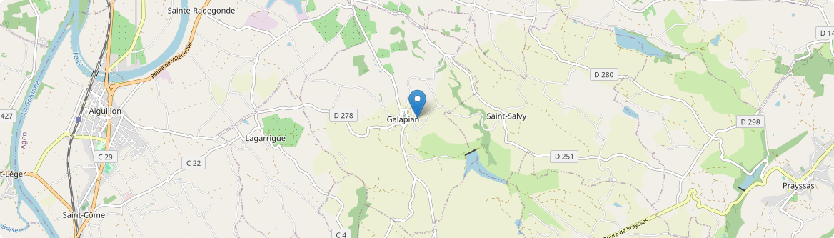 Galapian - Carte
