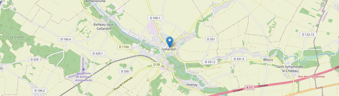 Gallardon - Carte