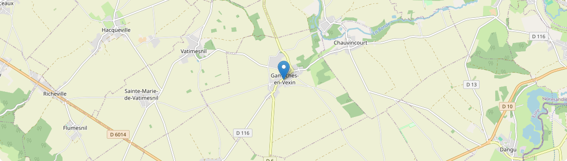 Gamaches-en-Vexin - Carte