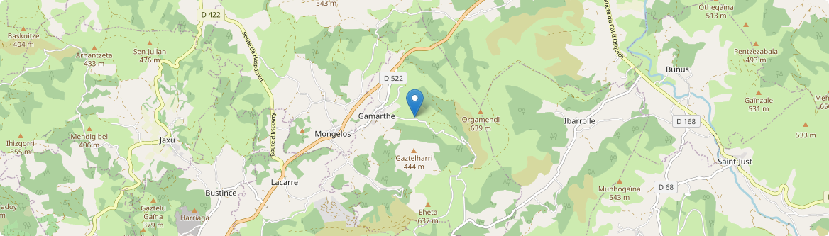 Gamarthe - Carte