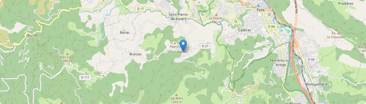Ganac - Carte