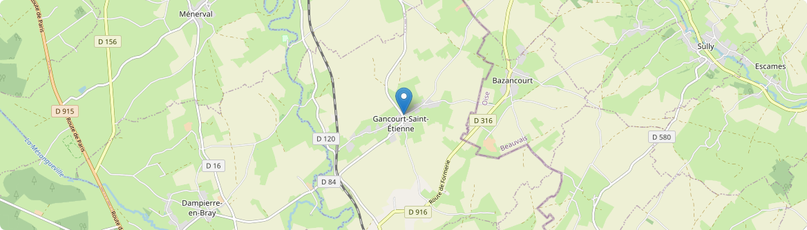 Gancourt-Saint-Étienne - Carte