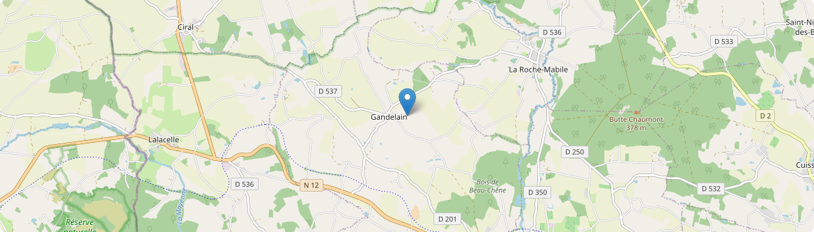 Gandelain - Carte