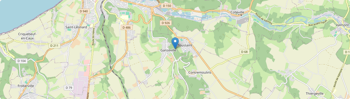 Ganzeville - Carte