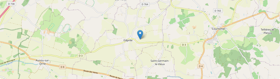 Gâprée - Carte