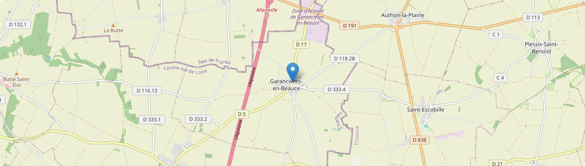 Garancières-en-Beauce - Carte