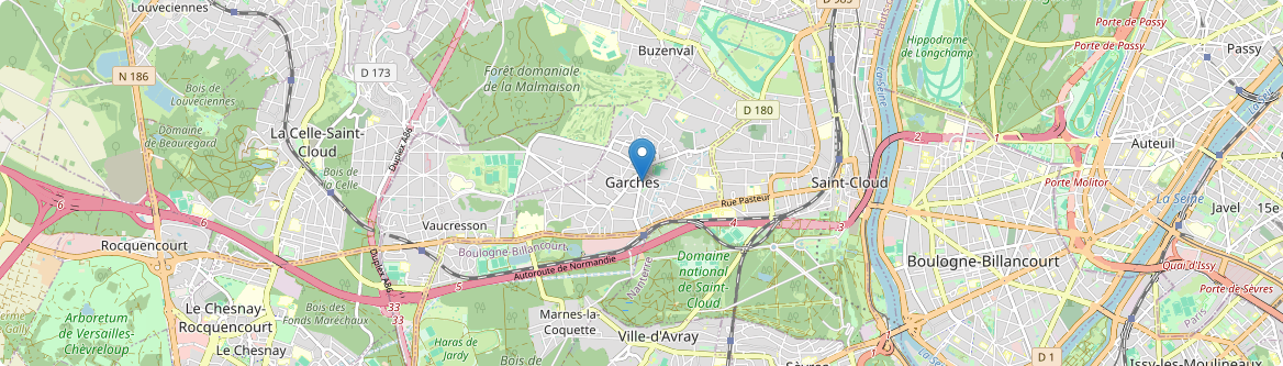 Garches - Carte
