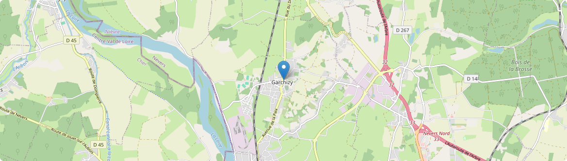Garchizy - Carte