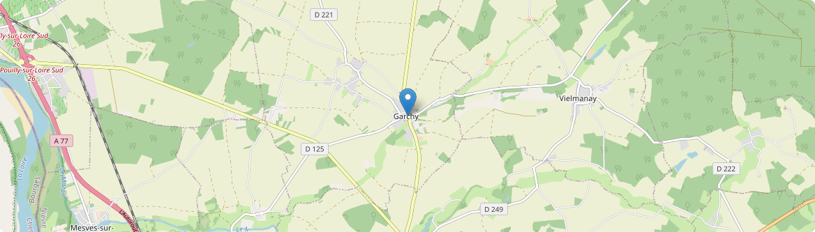 Garchy - Carte