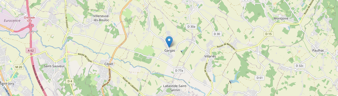 Gargas - Carte